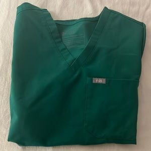 Figs green XS scrub top. Worn a couple of times.